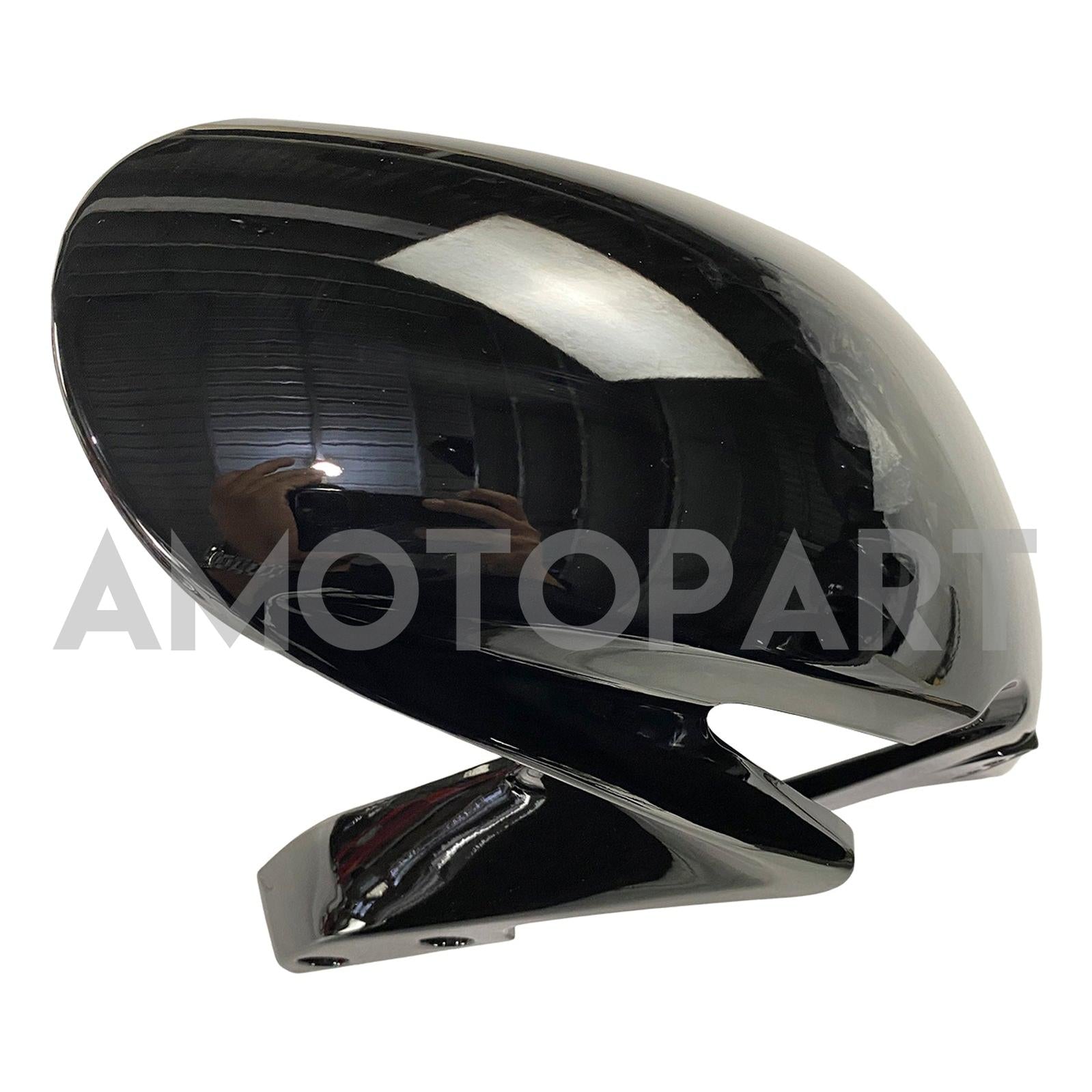 Amotopart 2007-2008 Honda CBR600 Fairing Gloss Black & Grey Kit