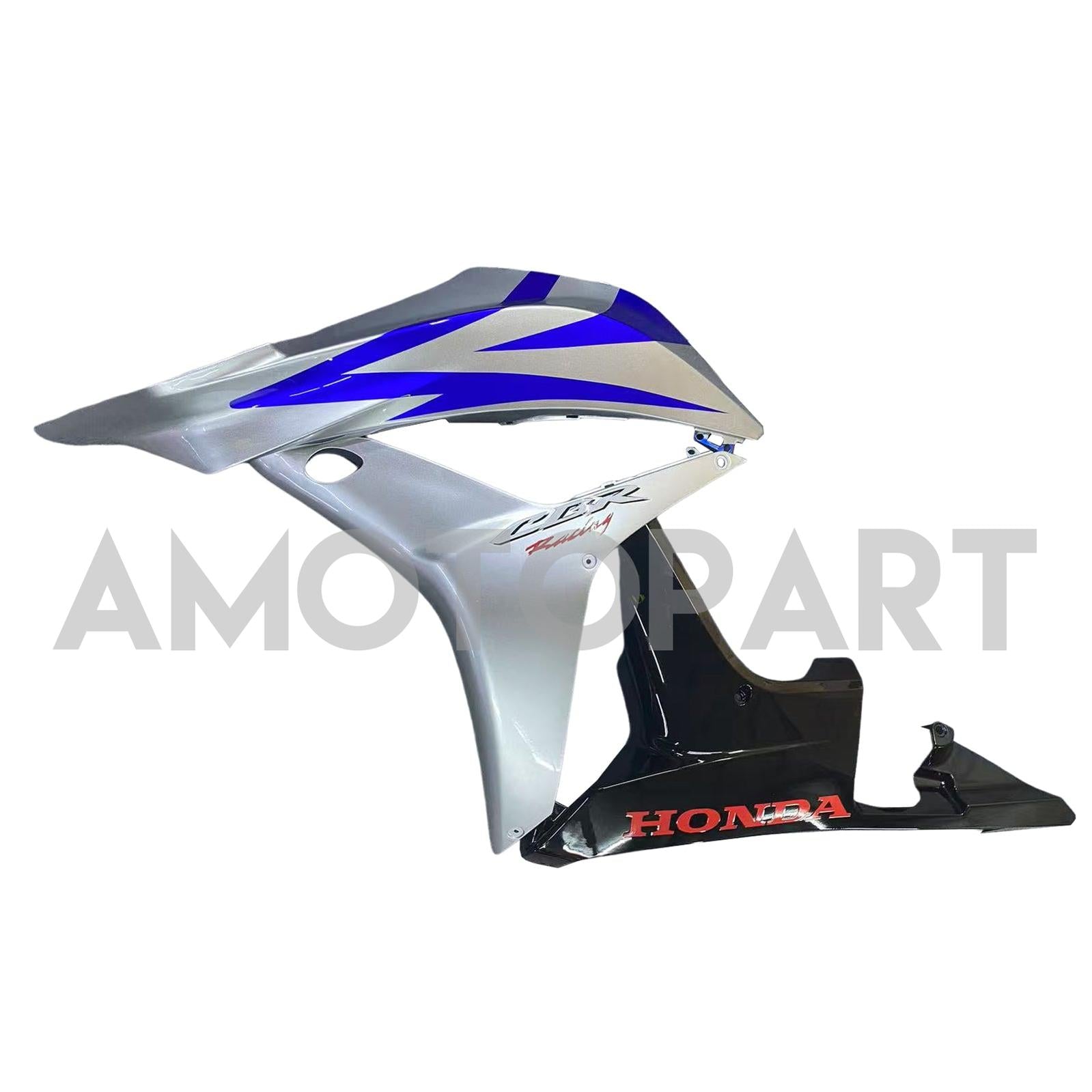 Amotopart 2007-2008 Honda CBR600RR Kit carena blu e argento