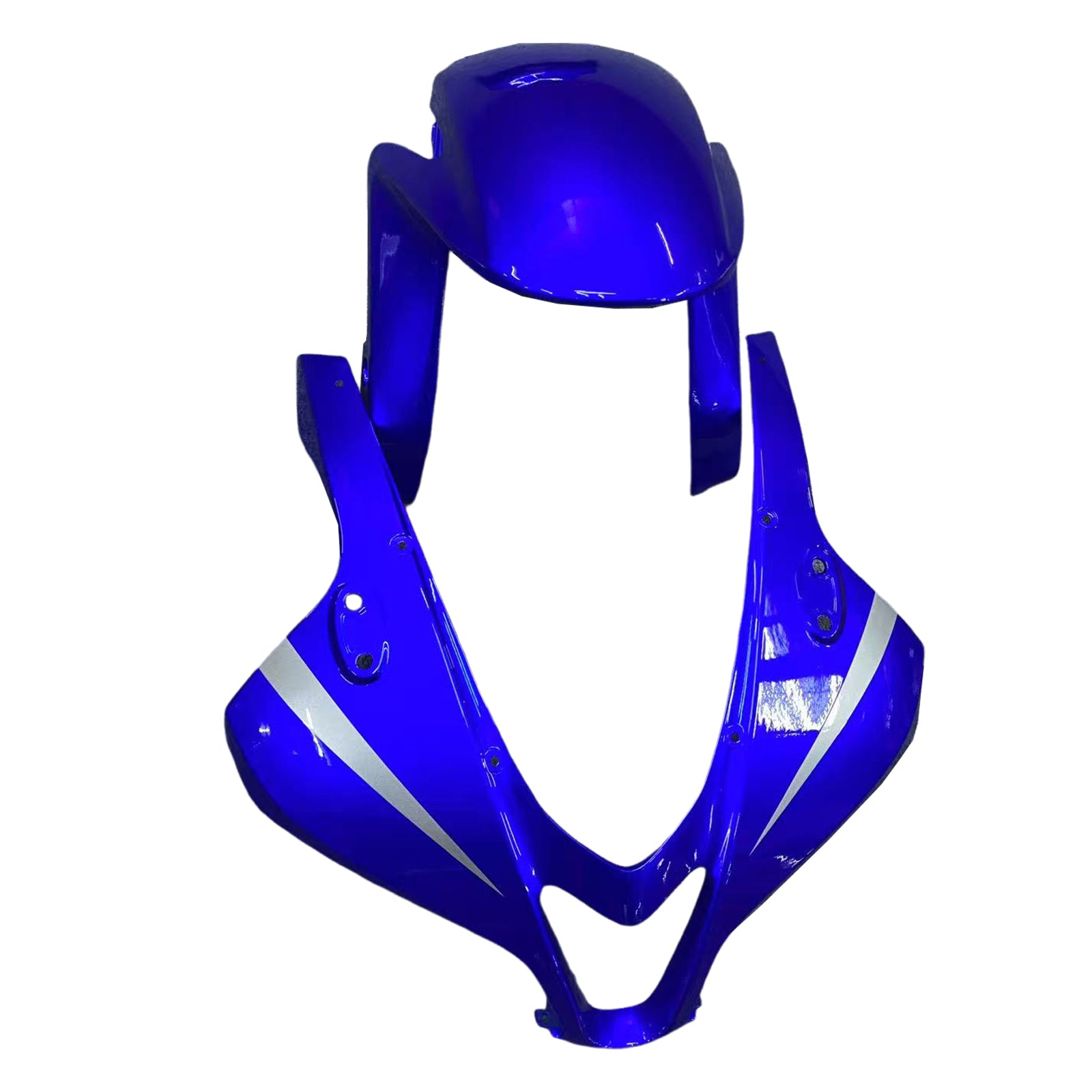 Amotopart 2007-2008 Honda CBR600RR Blue&Silver Fairing Kit