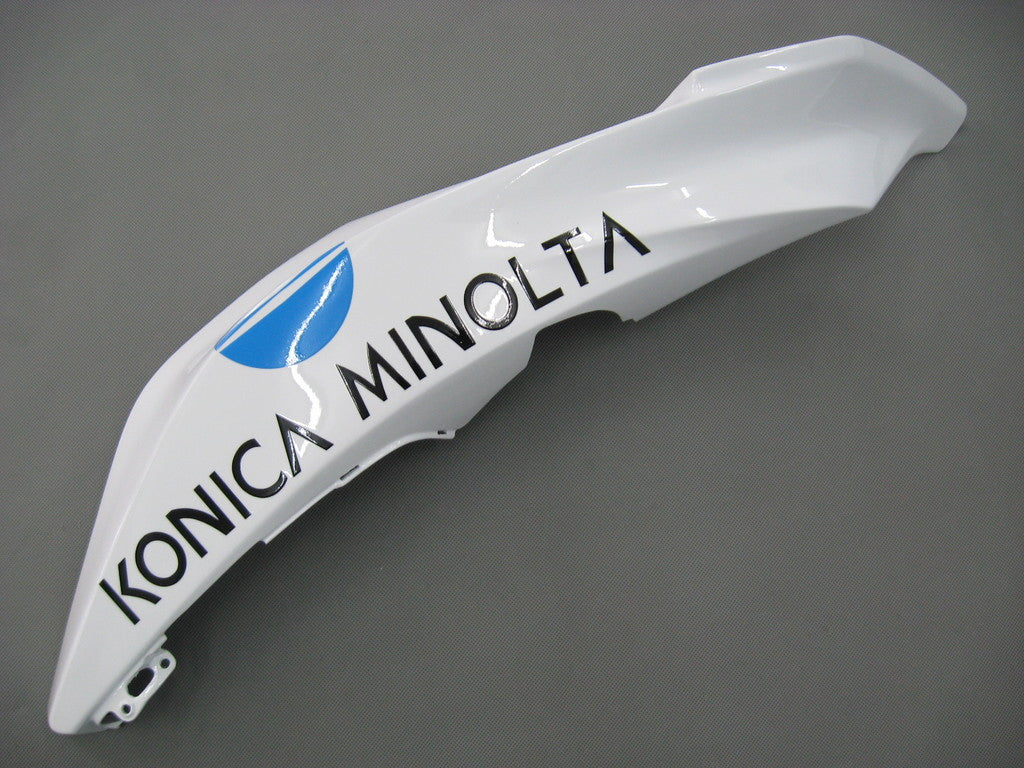 Amotopart 2007-2008 Honda CBR600RR Kit de carenado blanco y azul