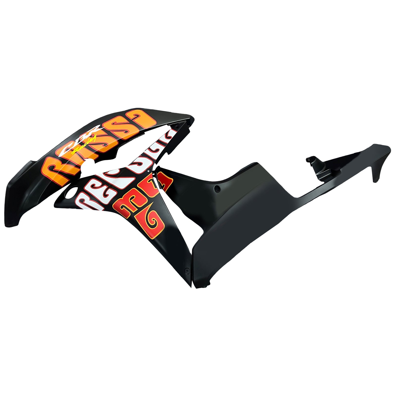 Amotopart 2007-2008 Honda CBR600RR Kit de carenado negro y naranja