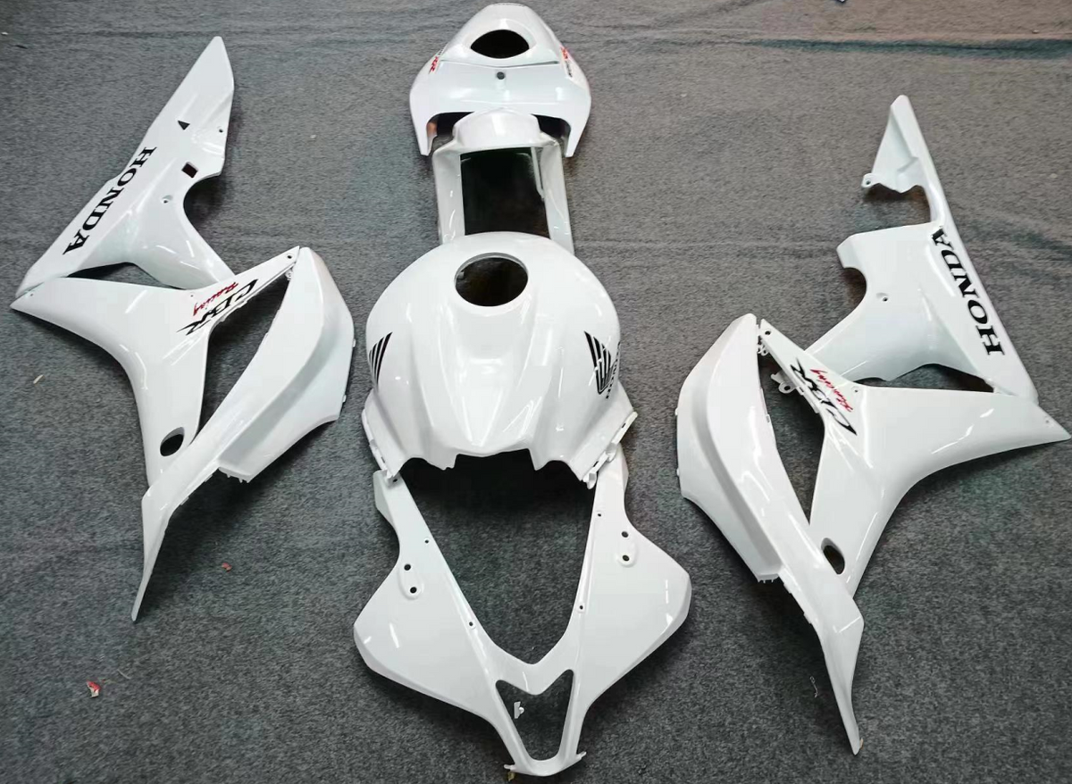 Amotopart 2007–2008 Honda CBR600 Verkleidungsset, Weiß