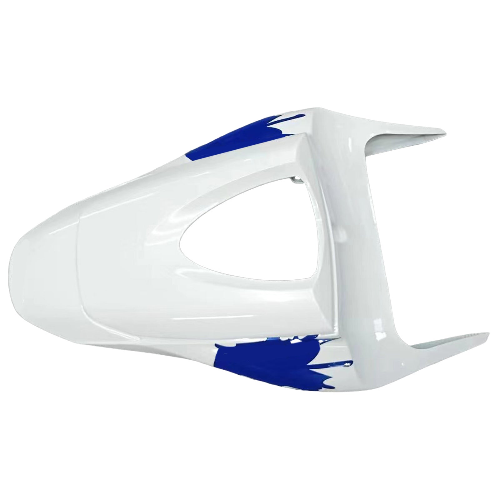 Amotopart 2007-2008 Honda CBR600RR Bleu&Kit de carénage Black Spot