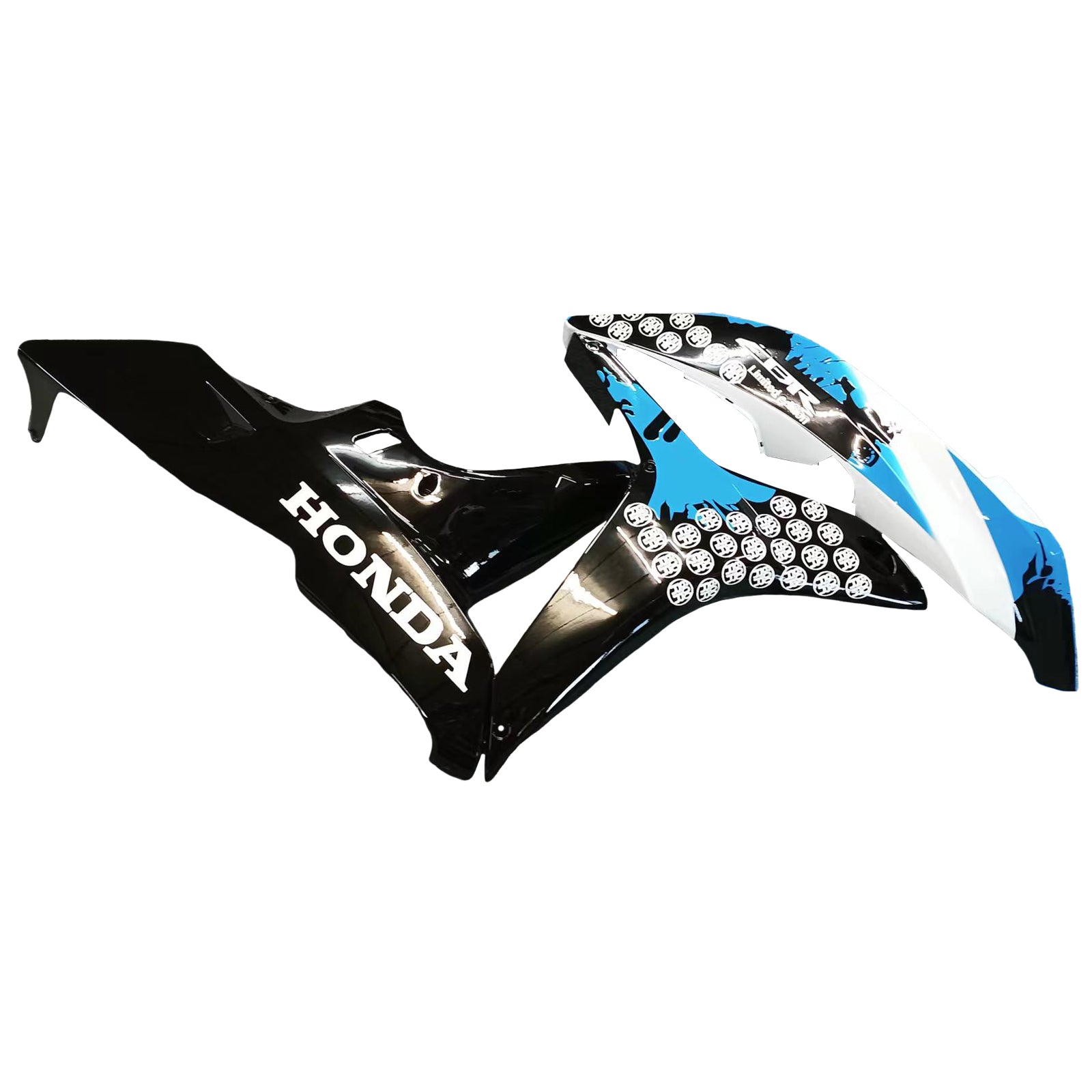 Amotopart 2007-2008 Honda CBR600RR Blue&Black Spot Fairing Kit