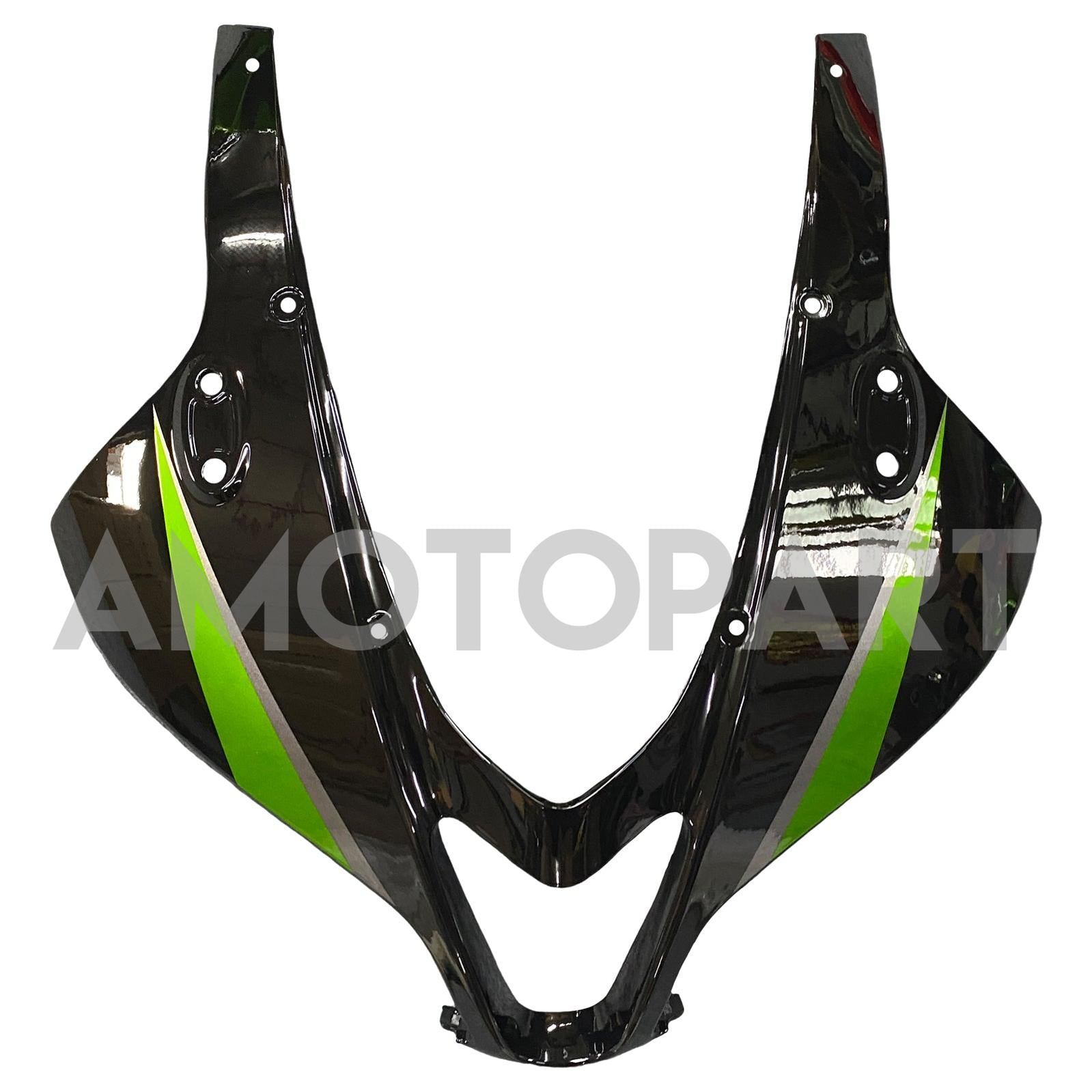 Amotopart 2007-2008 Honda CBR600 Fairing Green & Black Kit