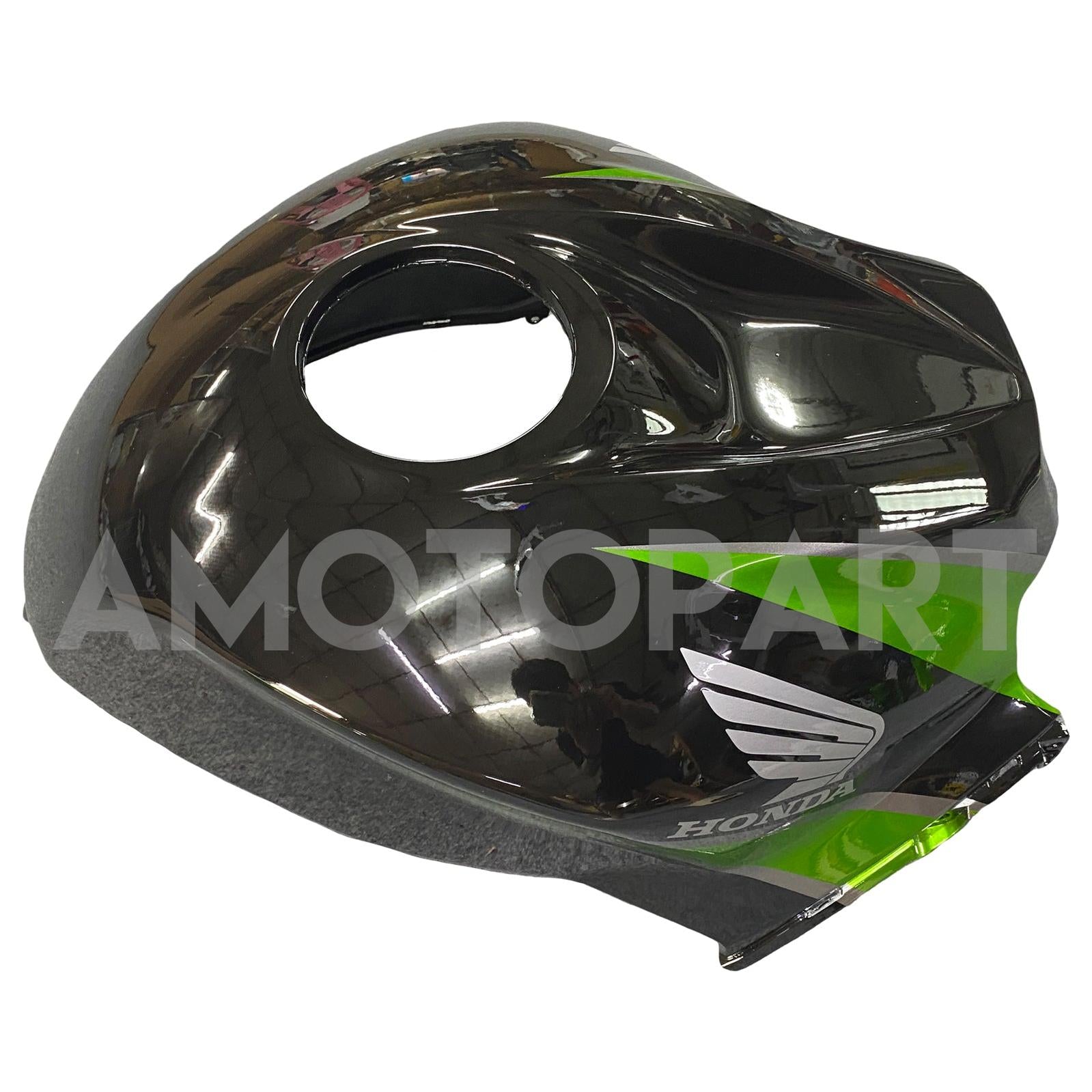 Amotopart 2007-2008 Honda CBR600 Fairing Green & Black Kit