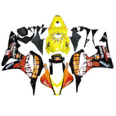 Amotopart 2007-2008 Honda CBR600RR Orange&Yellow Fairing Kit