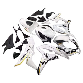 Amotopart 2007-2008 Honda CBR600 Fairing Black&White Playboy Kit