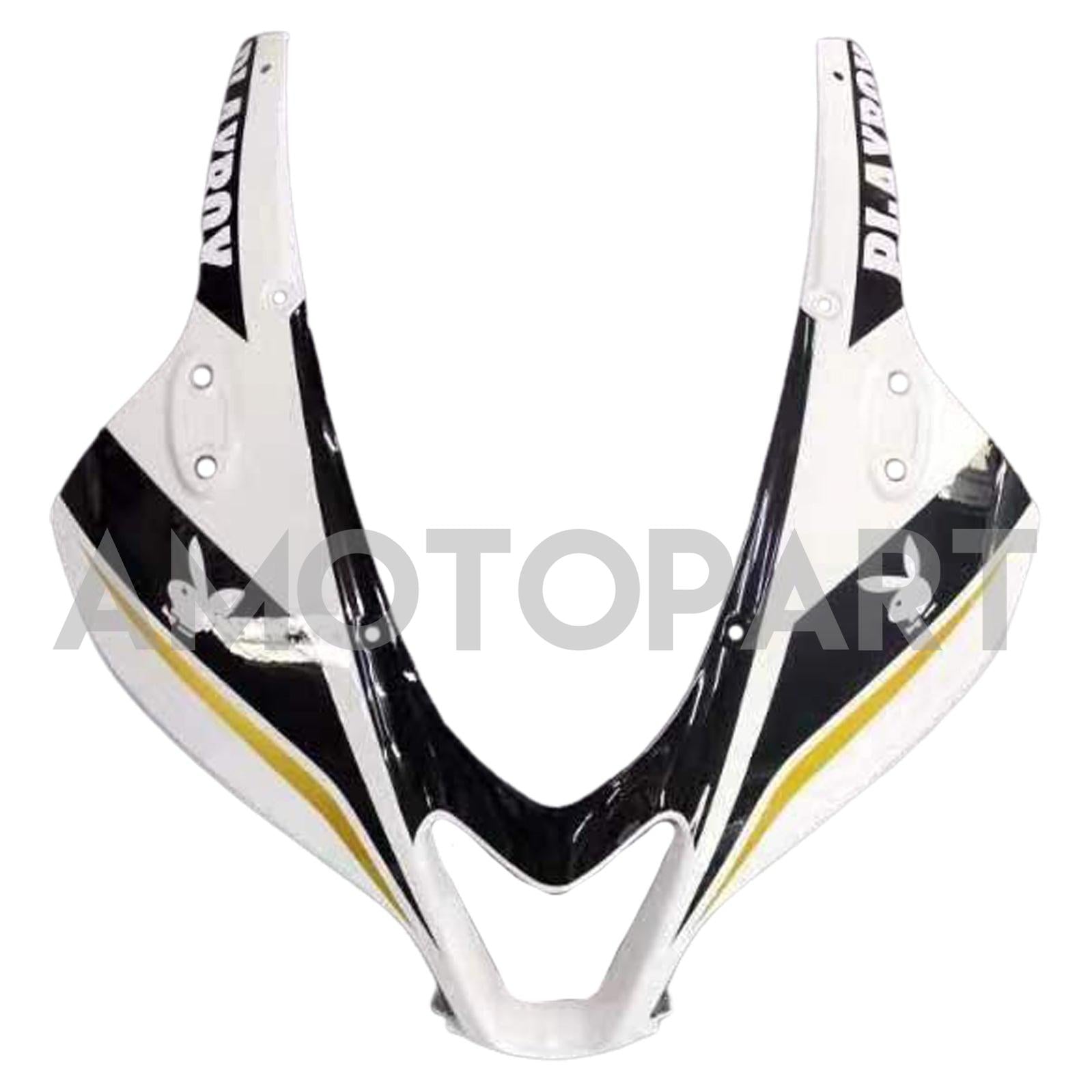 Amotopart 2007-2008 Honda CBR600 Fairing Black&White Playboy Kit