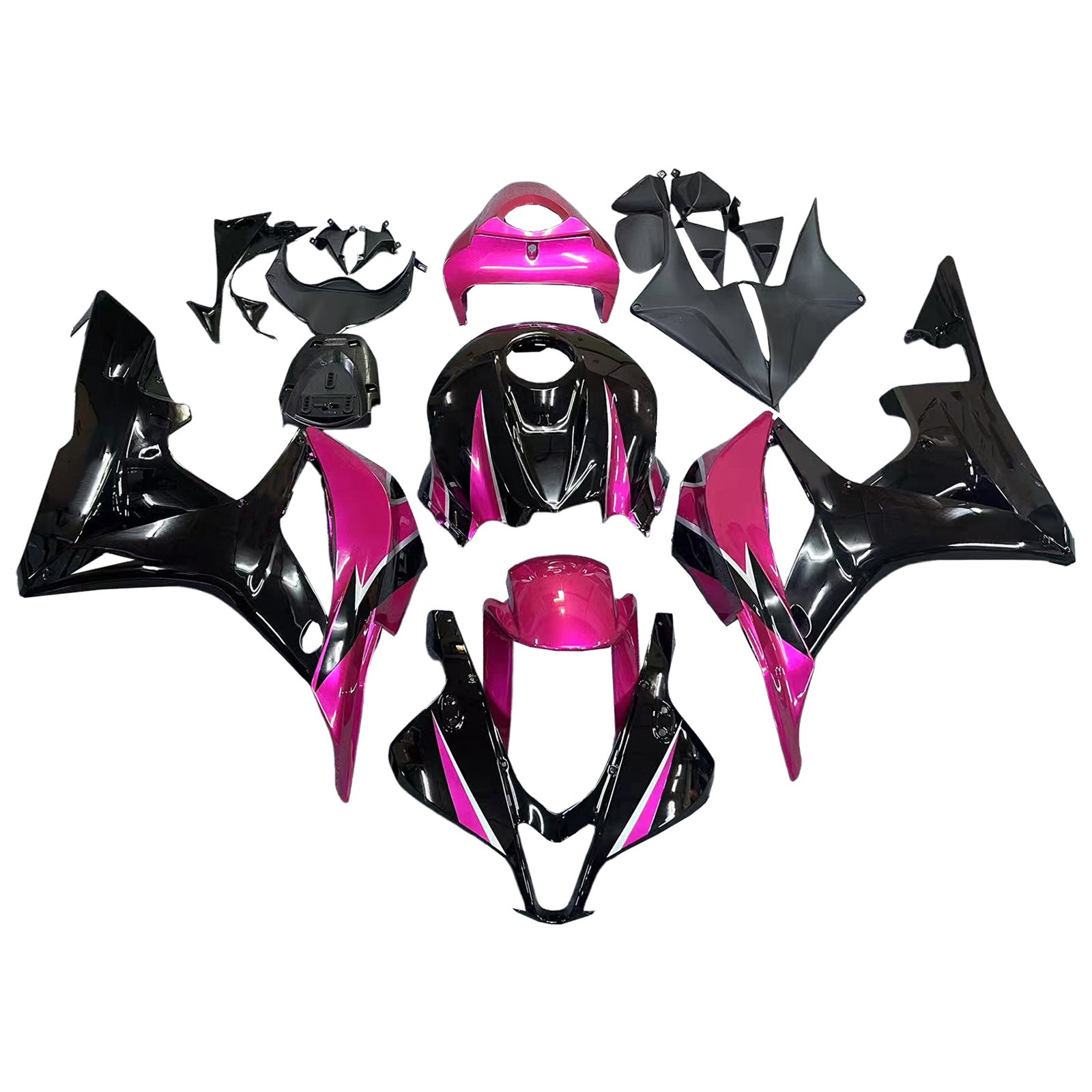Amotopart 2007-2008 Honda CBR600 Fairing Purple&Black Kit