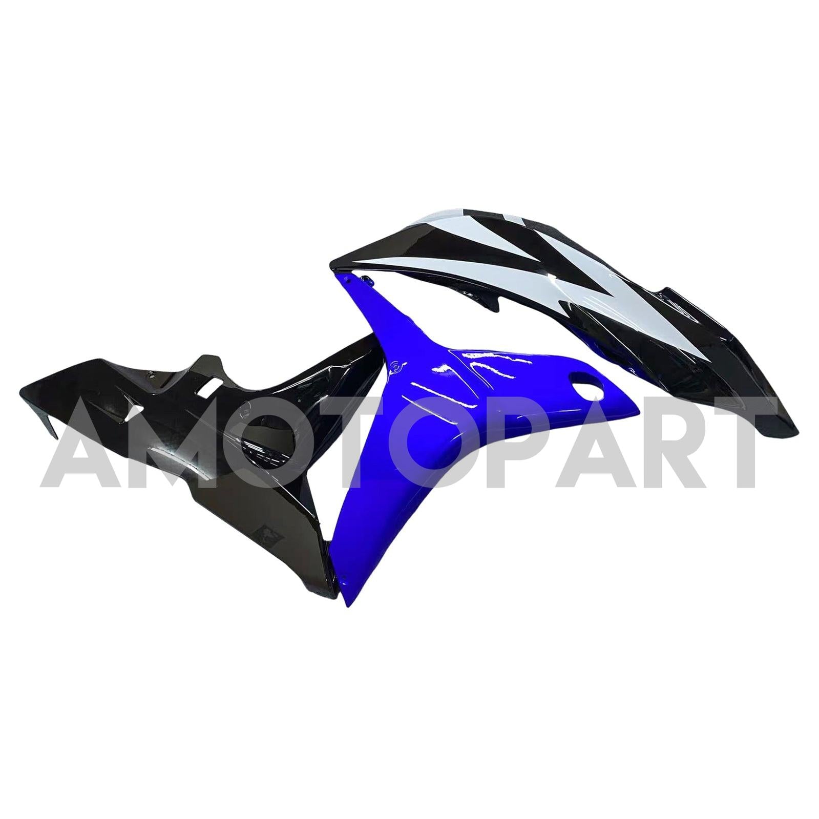 Amotopart 2007-2008 Honda CBR600RR Blue White Fairing Kit