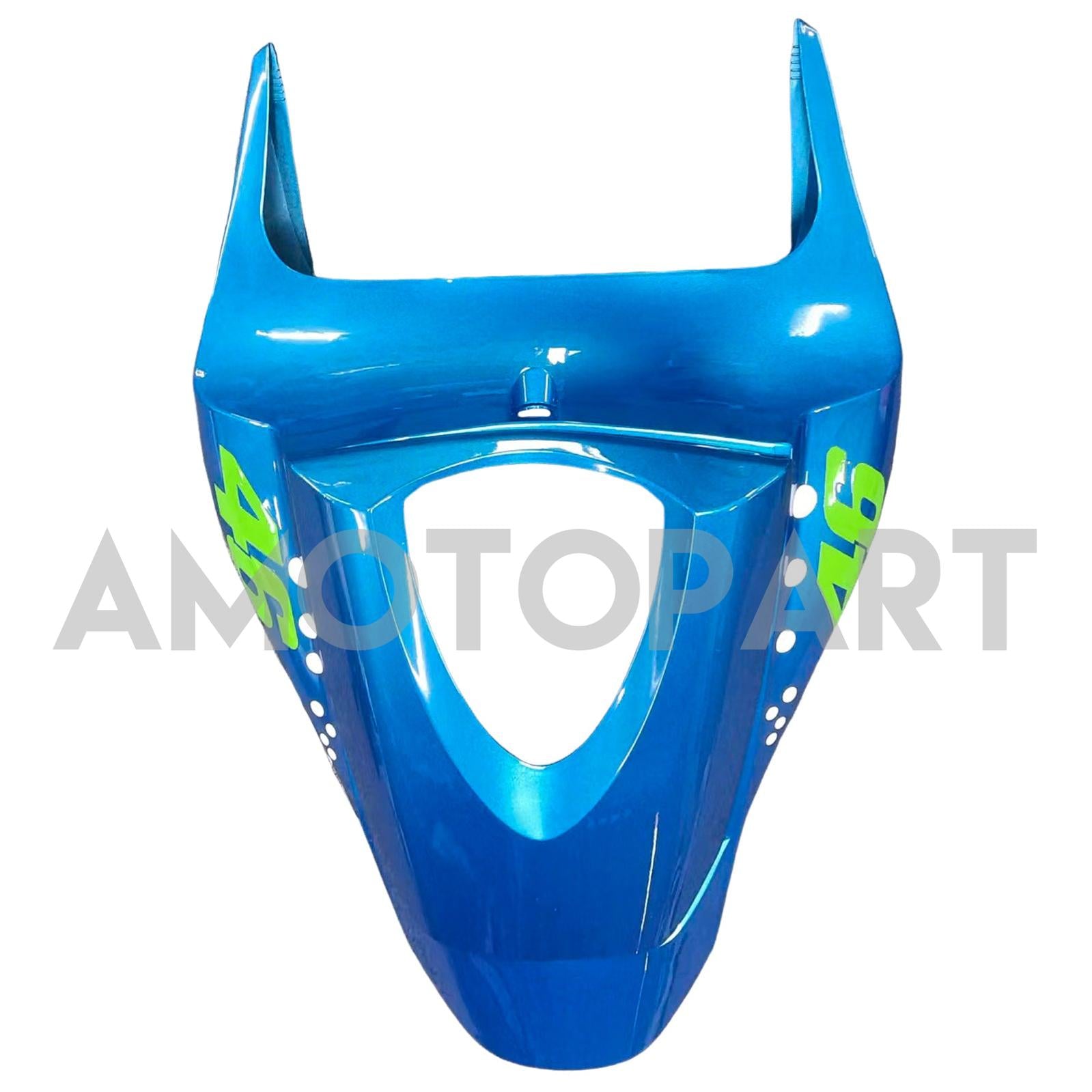 Amotopart 2007-2008 Honda CBR600RR Green & Blue Monster Fairing Kit
