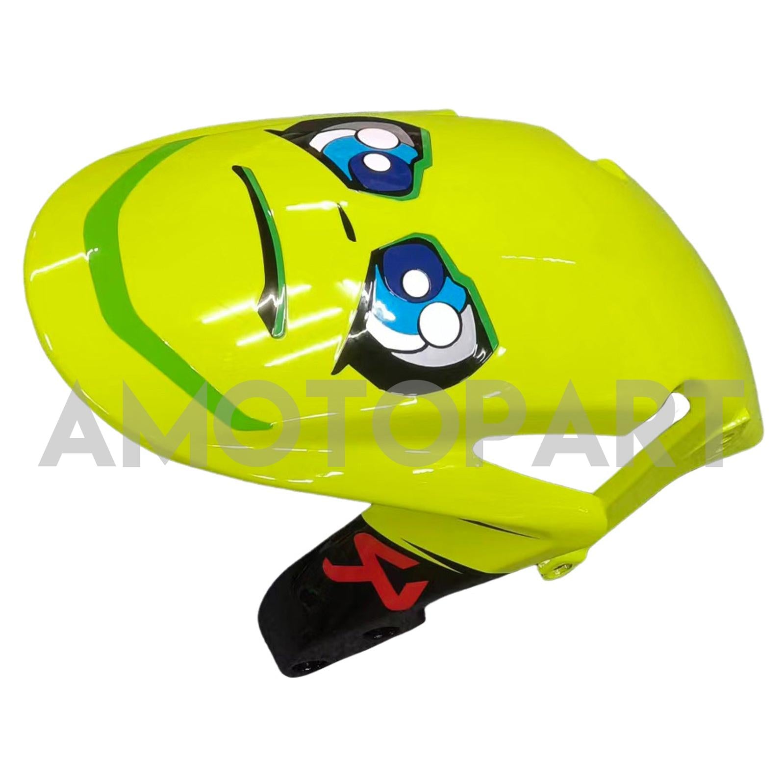 Amotopart 2007-2008 Honda CBR600RR Green & Blue Monster Fairing Kit