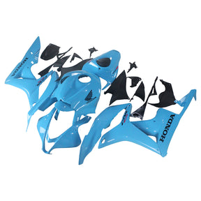 Amotopart 2007-2008 Honda CBR600RR Blue&Black Logo Fairing Kit