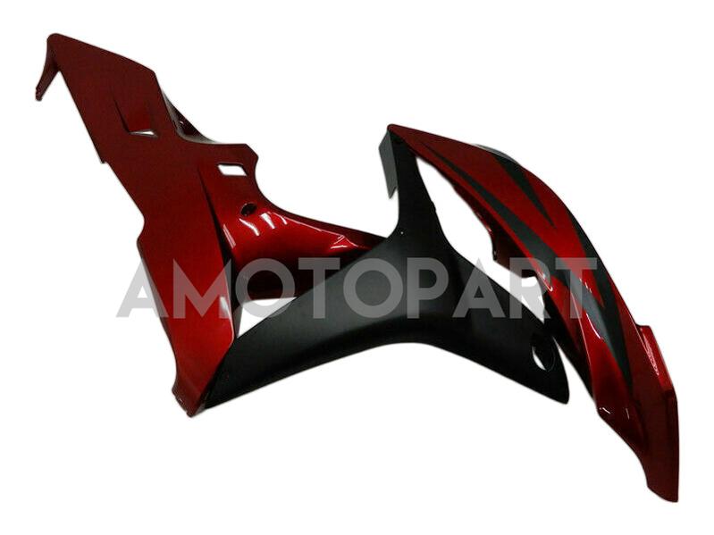 Amotopart 2007-2008 Honda CBR600 Fairing Dark Red&Black Kit