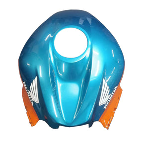 Amotopart 2007–2008 Honda CBR600RR Blau Orange Weiß Verkleidungsset