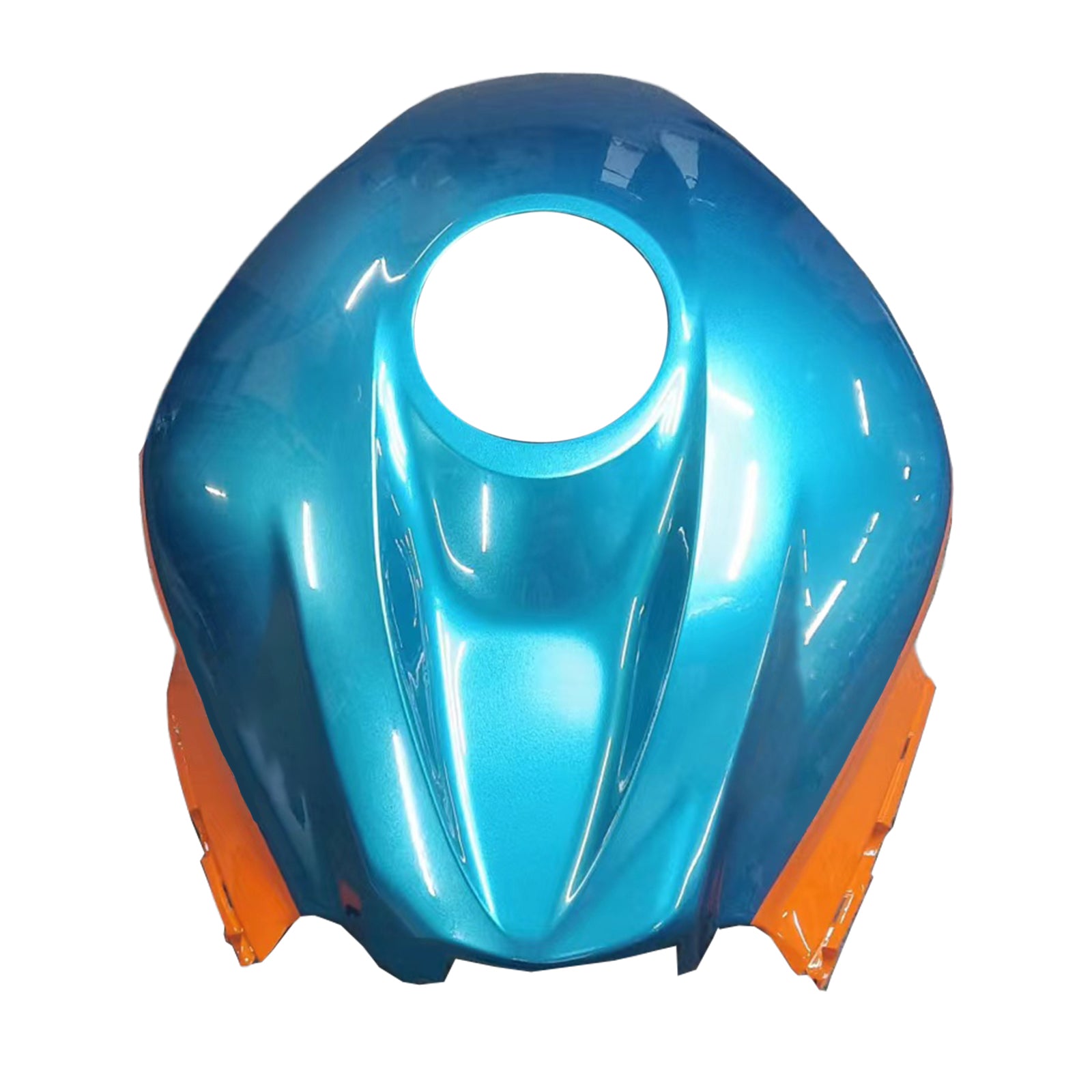 Amotopart 2007-2008 Honda CBR600RR Blue Orange White Fairing Kit