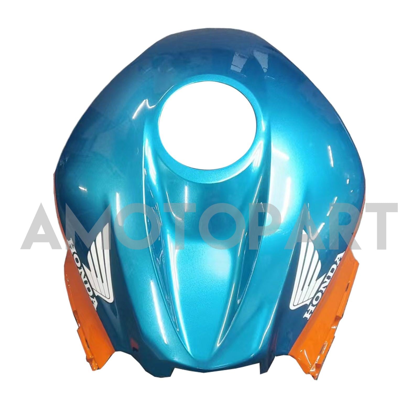 Amotopart 2007-2008 Honda CBR600RR Blue Orange White Fairing Kit