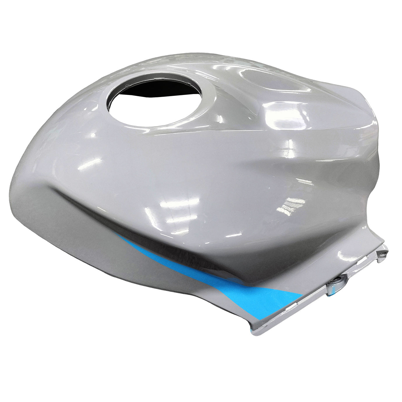 Amotopart 2007–2008 Honda CBR600RR Grau-blaues Verkleidungsset