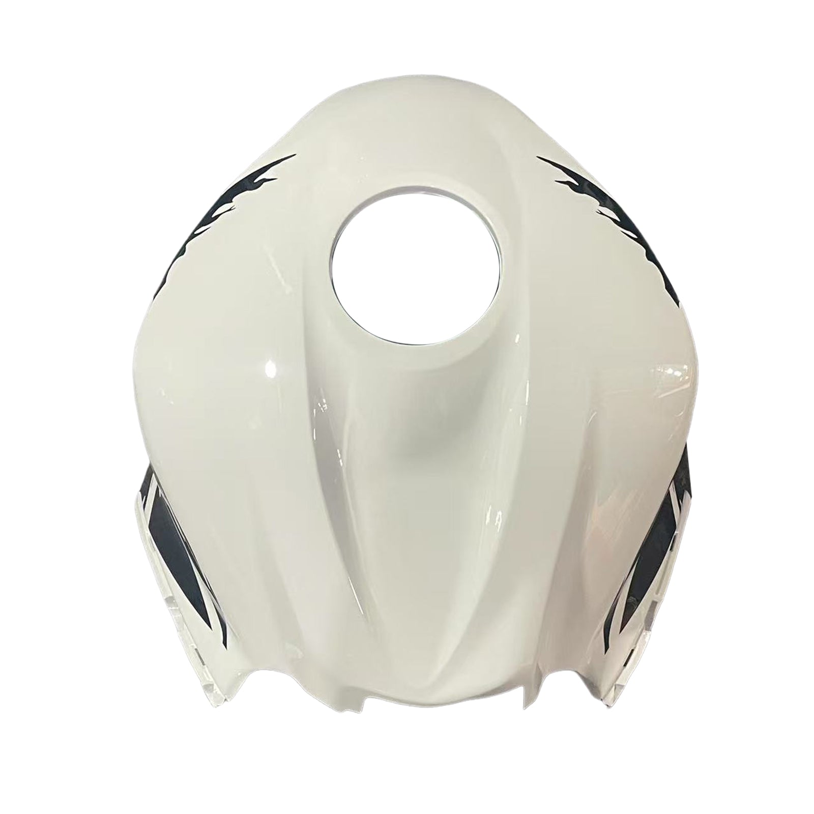 Amotopart 2007-2008 Honda CBR600RR Black White Fairing Kit