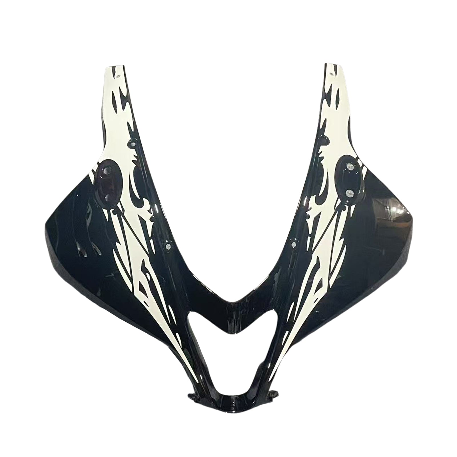 Amotopart 2007-2008 Honda CBR600RR Black White Fairing Kit