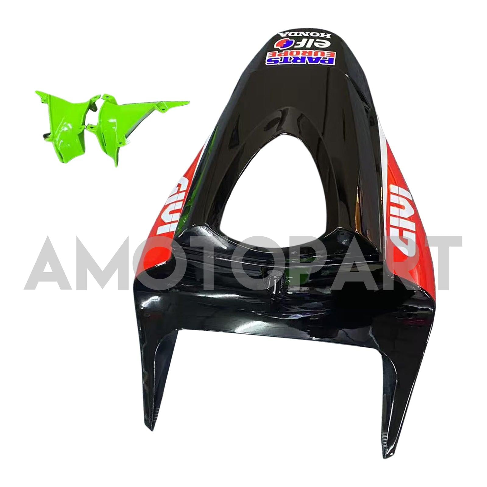 Amotopart 2007-2008 Honda CBR600RR Green Yellow White Fairing Kit