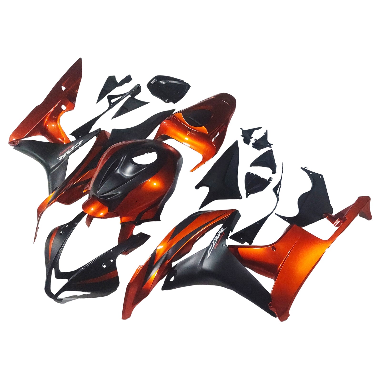 Amotopart 2007-2008 Honda CBR600RR RED BLACK PRAILING KIT