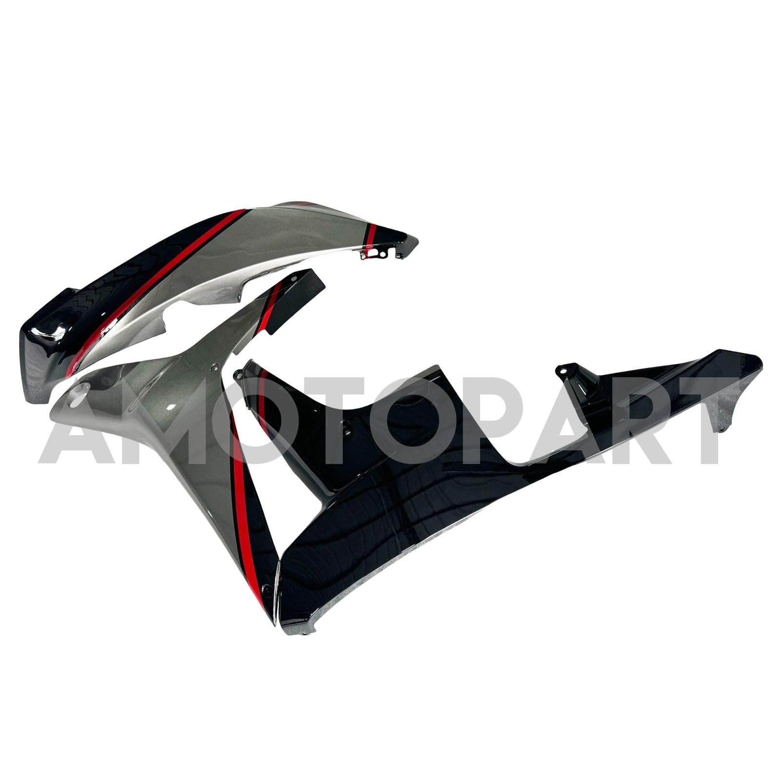 Amotopart 2007-2008 ホンダ CBR600RR レッドグレーブラックフェアリングキット