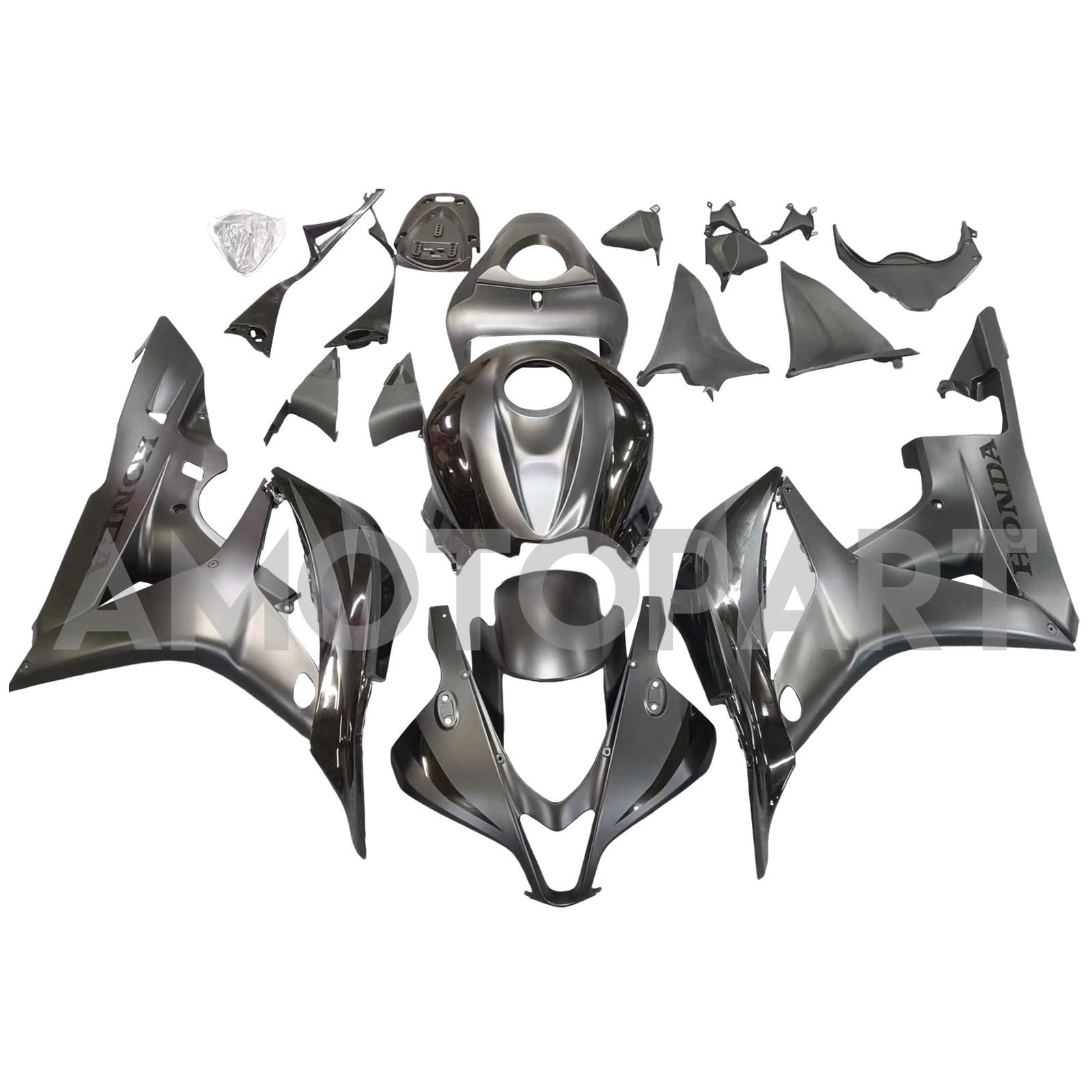 Amotopart 2007-2008 Honda CBR600RR Black Fairing Kit