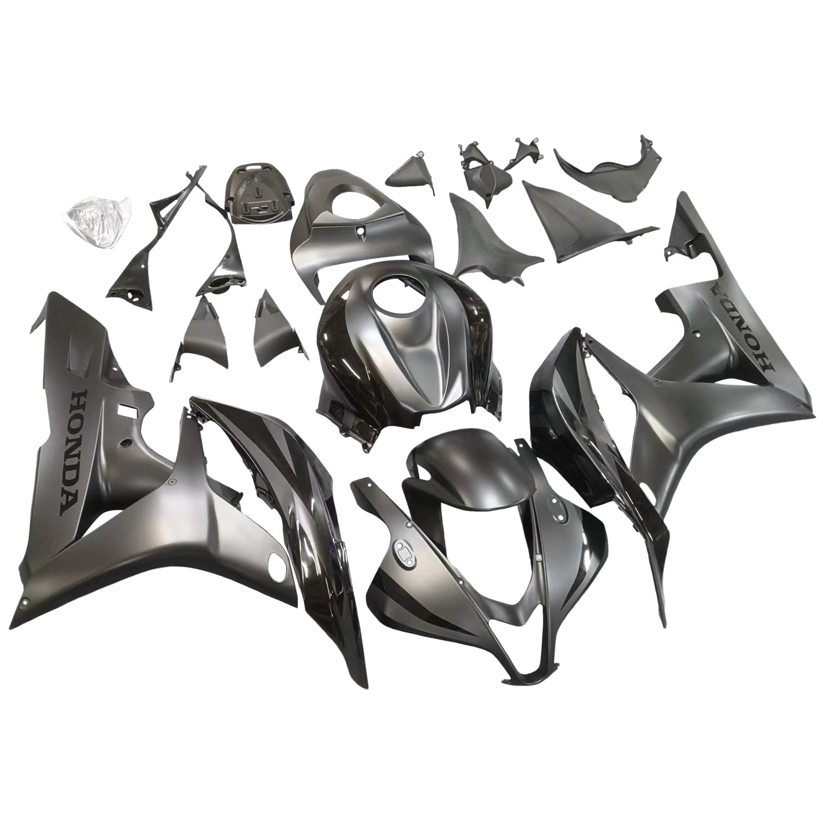 Amotopart 2007-2008 Honda CBR600RR Black Fairing Kit