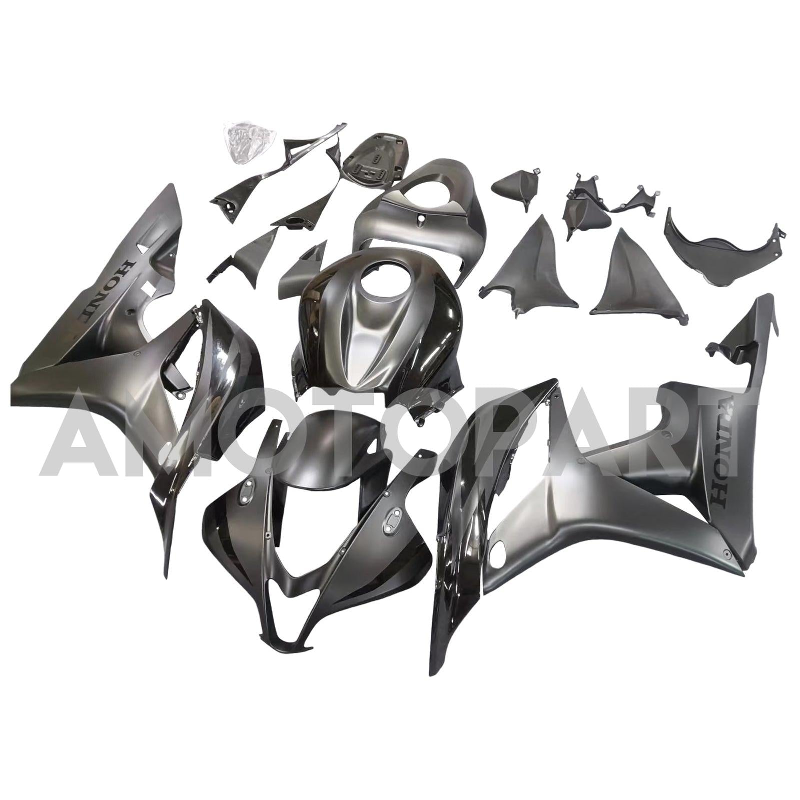 Amotopart 2007-2008 Honda CBR600RR Black Fairing Kit