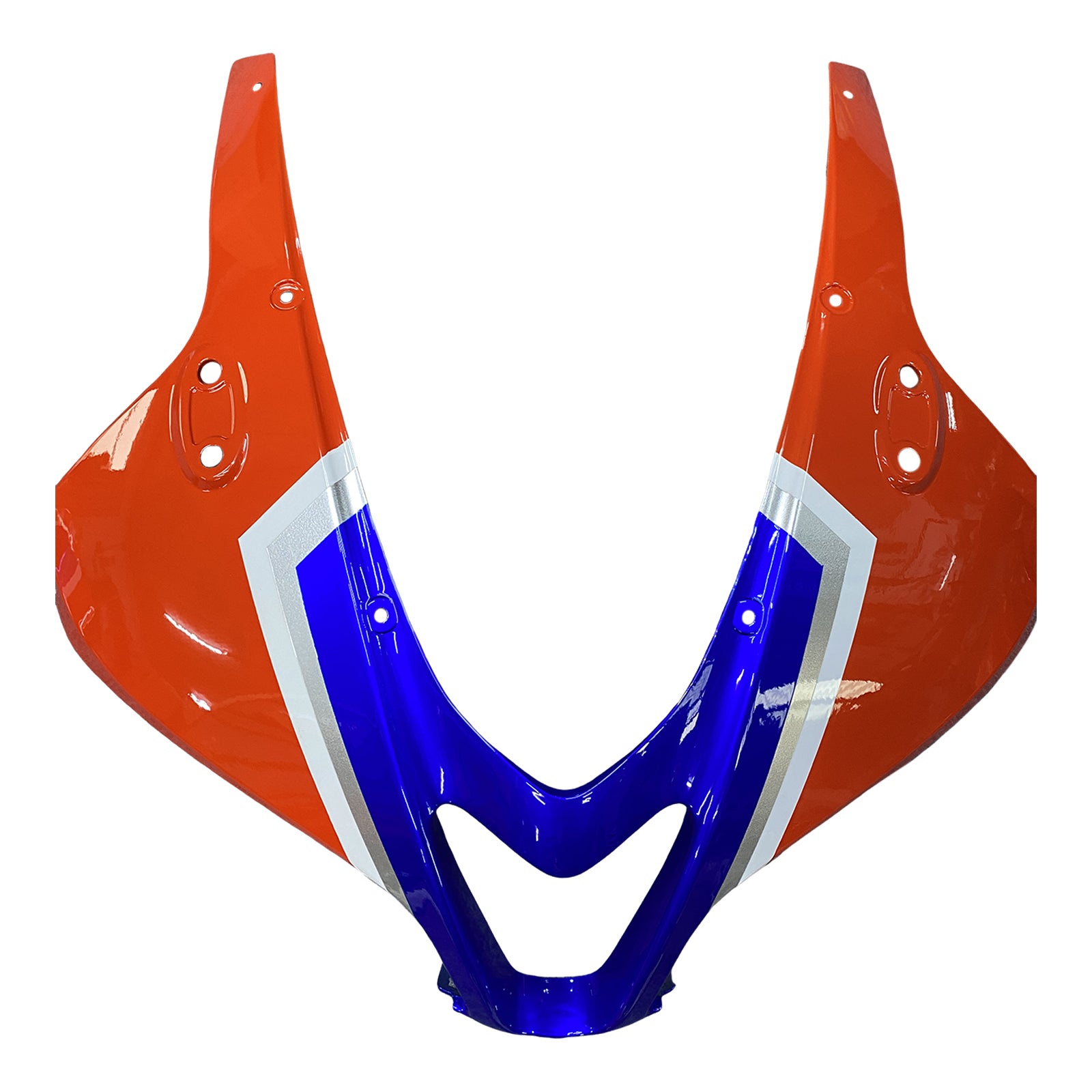 Amotopart 2007-2008 Honda CBR600RR Kit de carénage orange bleu blanc