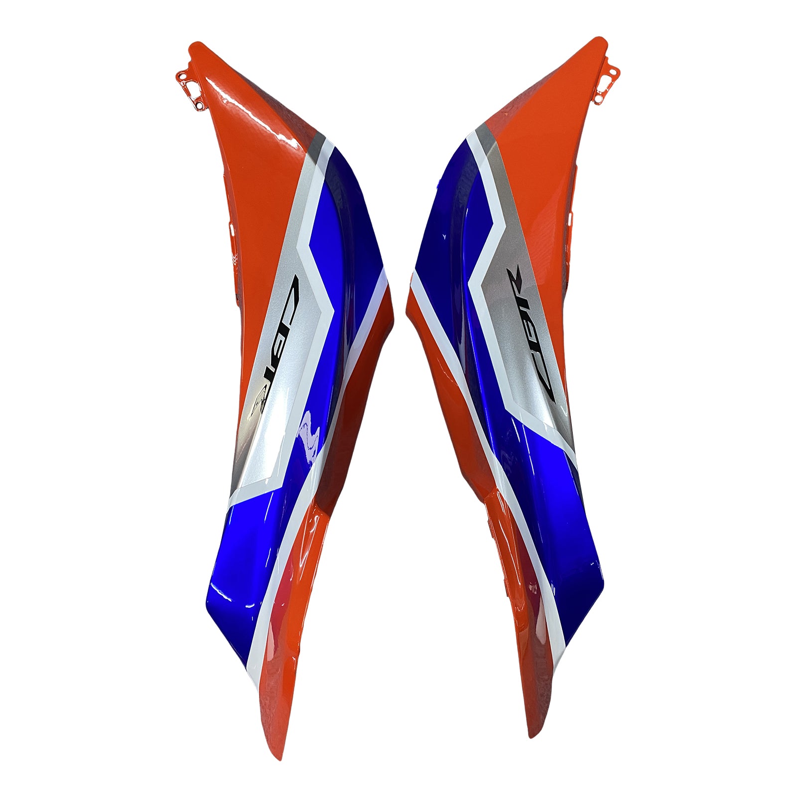 Amotopart 2007-2008 Honda CBR600RR Kit de carénage orange bleu blanc