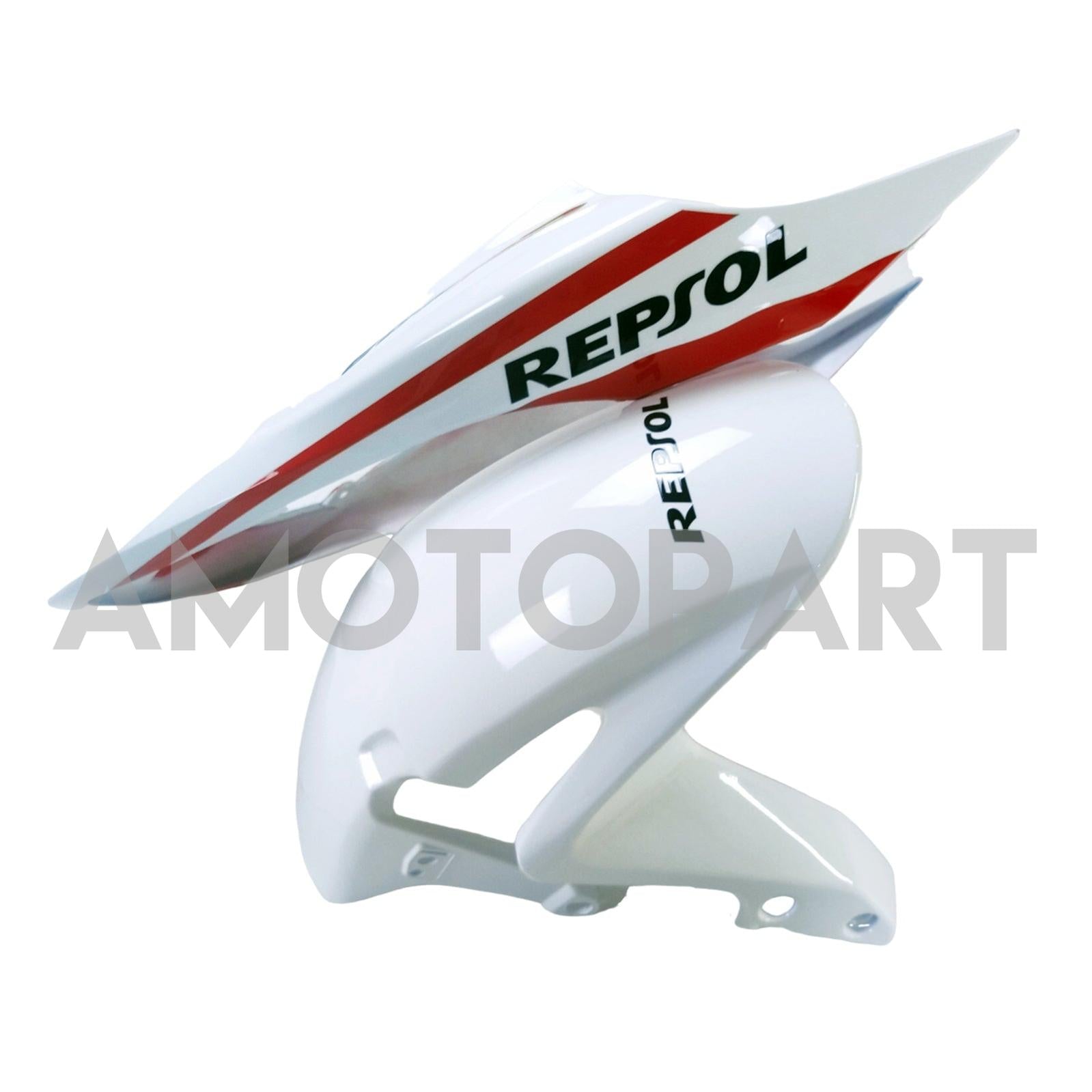 Amotopart 2007-2008 Honda CBR600RR Red White Fairing Zestaw