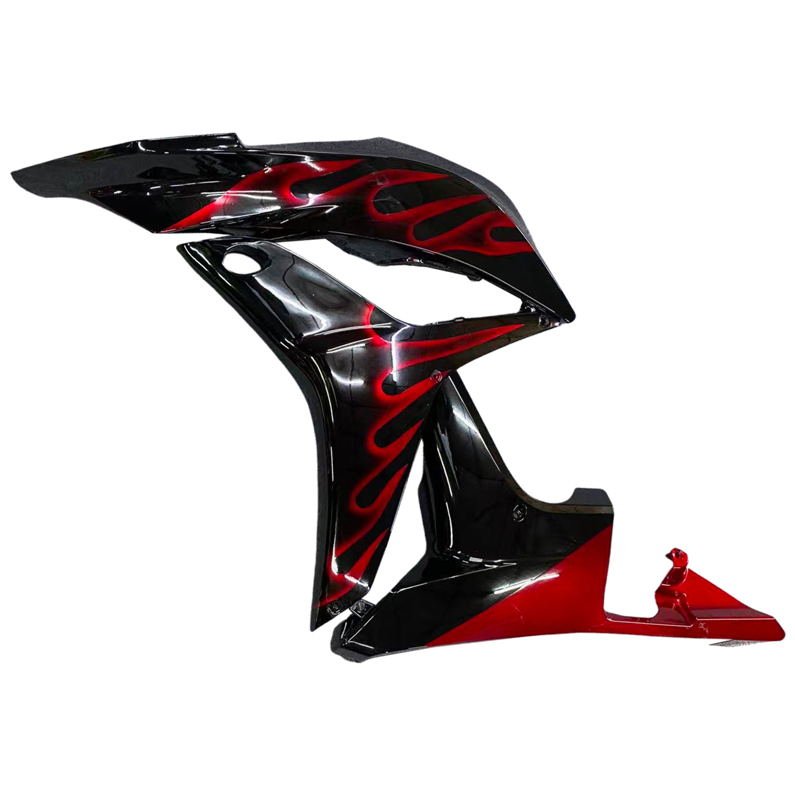 Amotopart 2007-2008 Honda CBR600RR Red & Black Fairing Kit