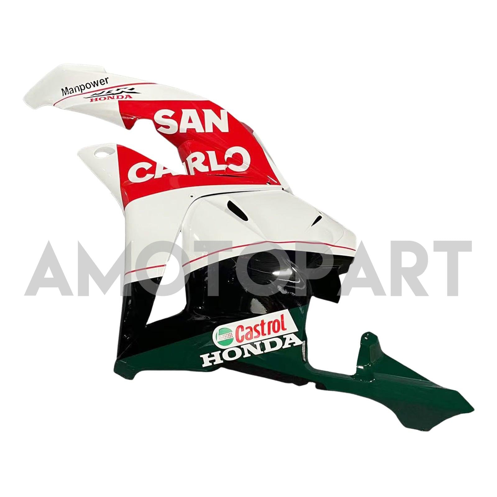 Amotopart 2009-2012 Honda CBR600RR White&Red Fairing Kit
