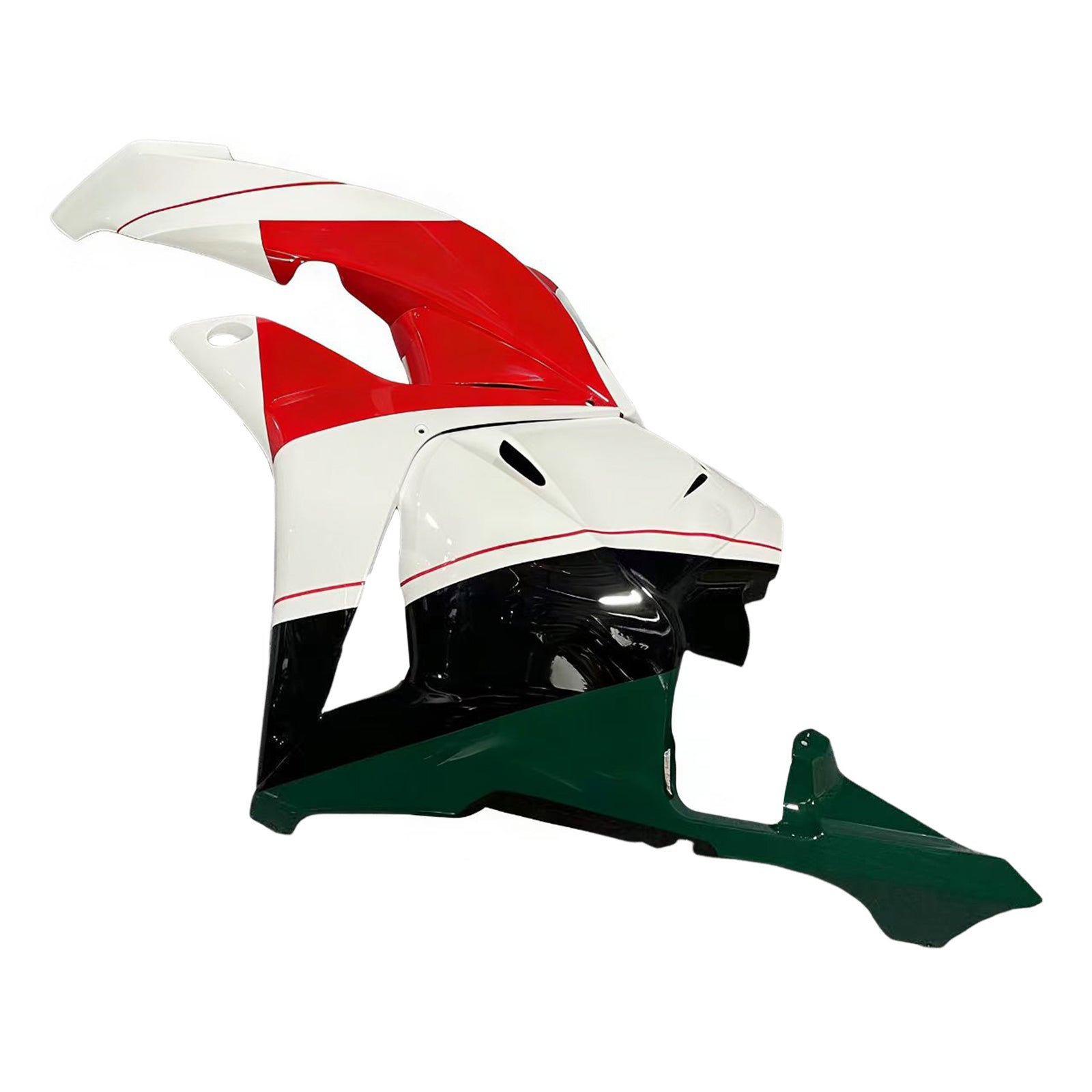 Amotopart 2009-2012 Honda CBR600RR White&Red Fairing Kit