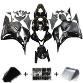 Amotopart 2009-2012 Kit carena Honda CBR600RR nero lucido e opaco