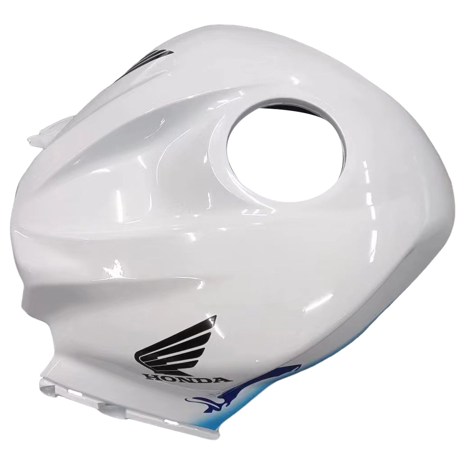 Amotopart 2009-2012 Honda CBR600RR Kit de carénage blanc bleu