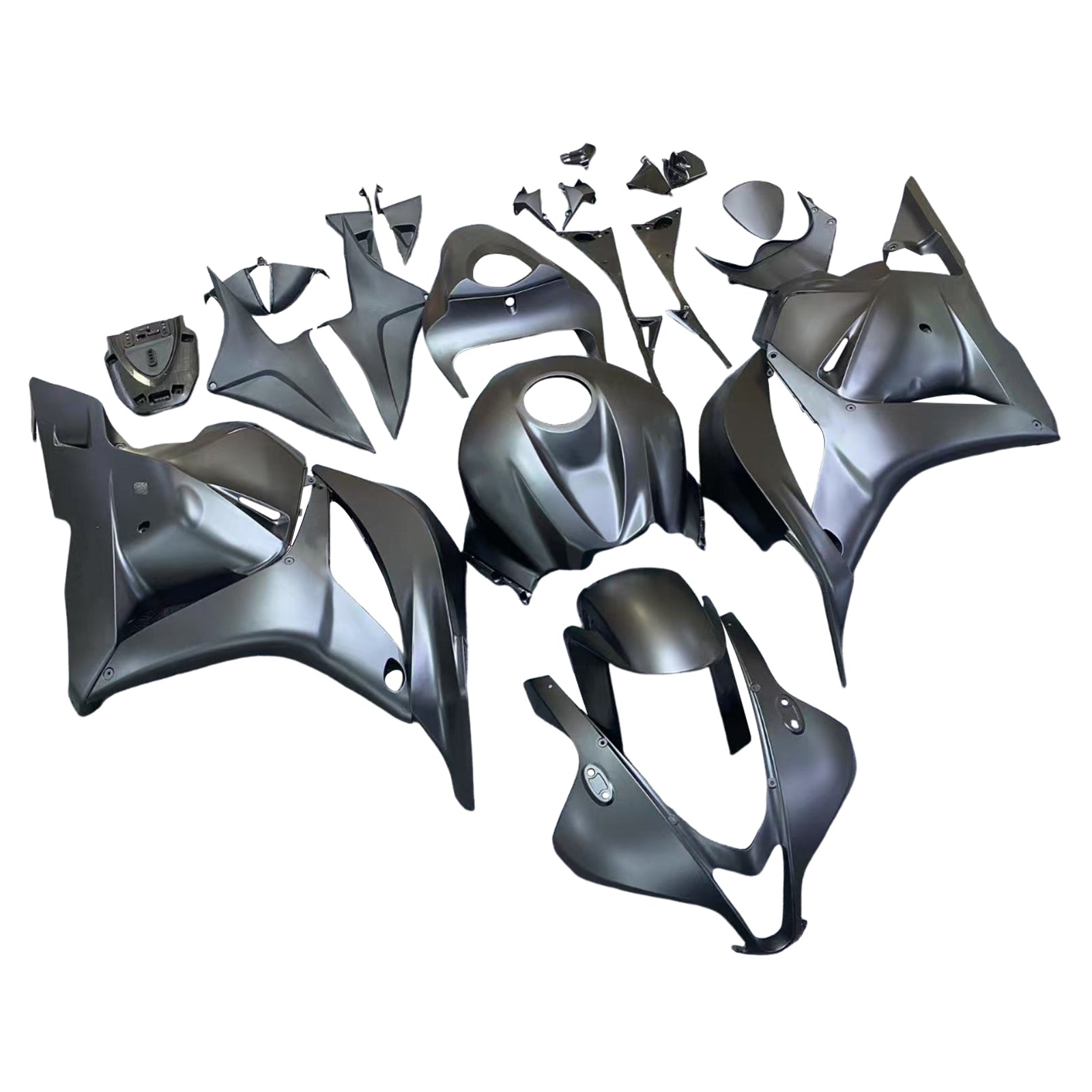 Amotopart 2009-2012 Honda CBR600RR Matte Black Fairing Kit