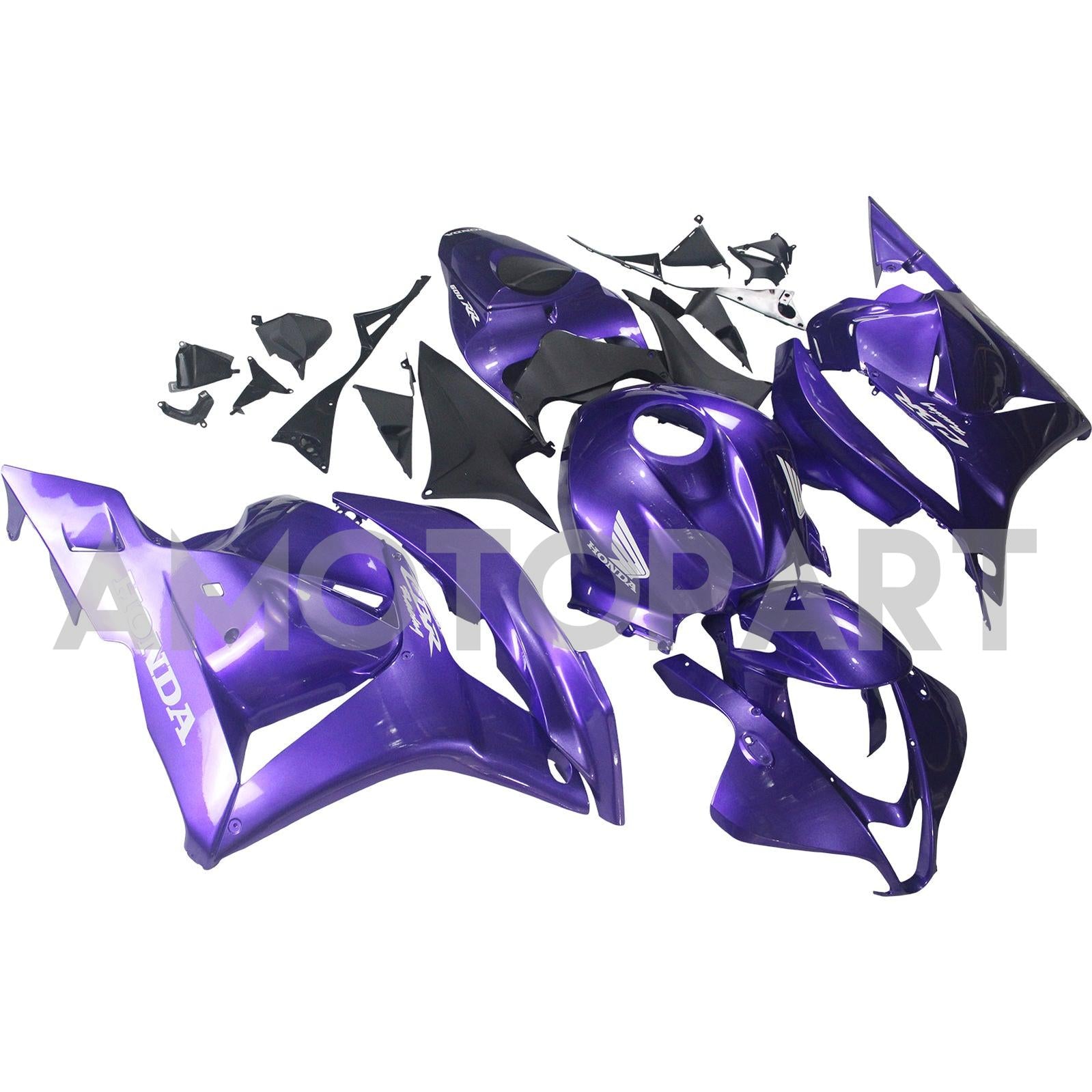 Amotopart 2009-2012 Honda CBR600RR PURPER FAIRIGHT KIT