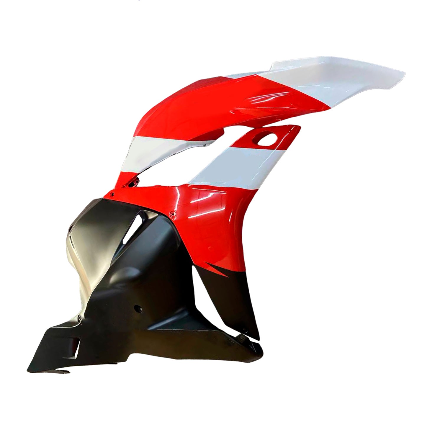 Amotopart 2009-2012 Honda CBR600RR White Red Fairing Kit