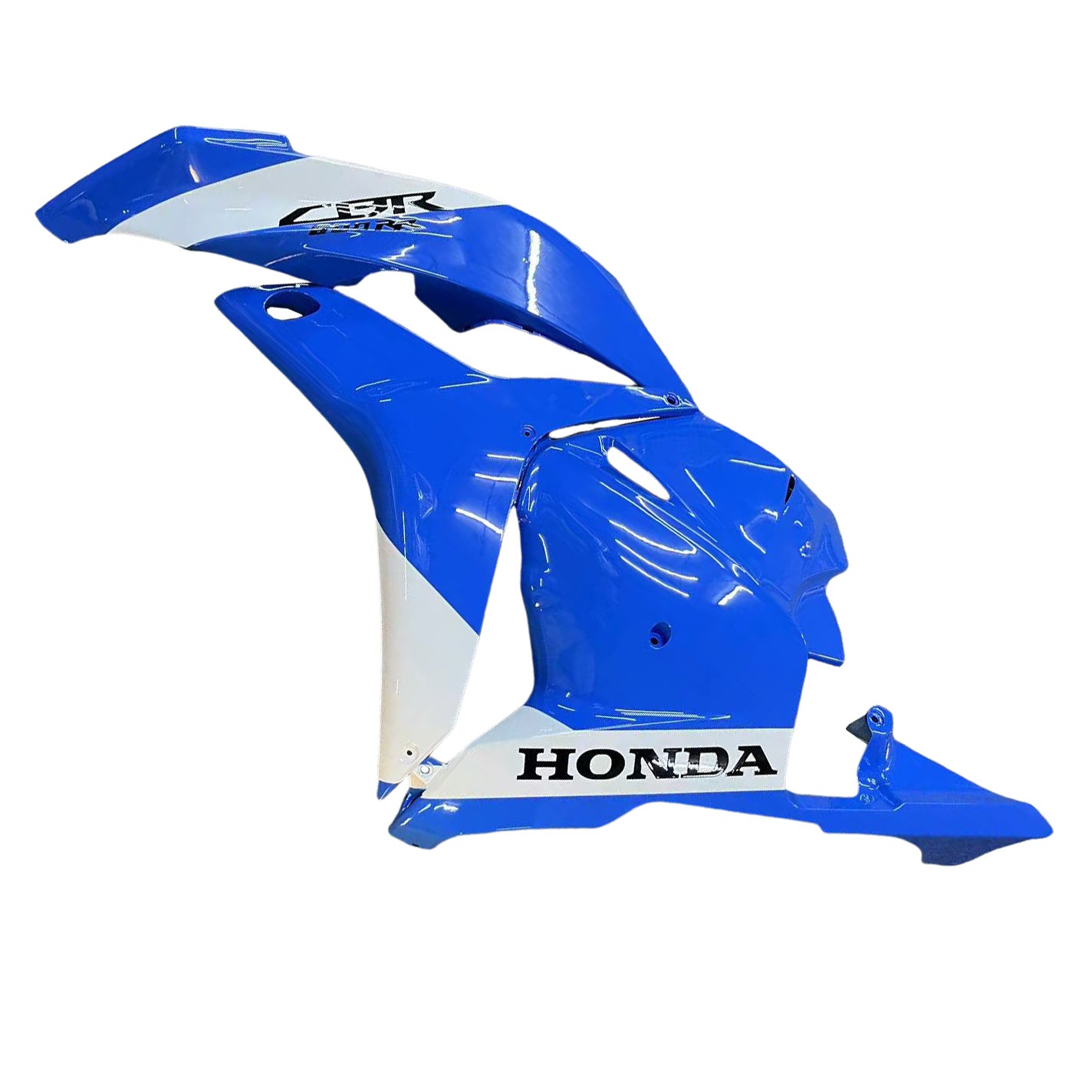 Amotopart 2009-2012 Honda CBR600RR Blue White Fairing Kit