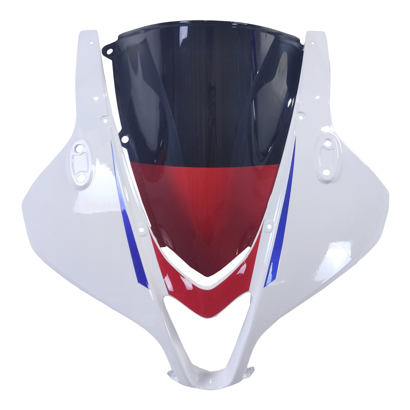 Amotopart 2009-2012 Honda CBR600RR Kit de carénage blanc rouge bleu