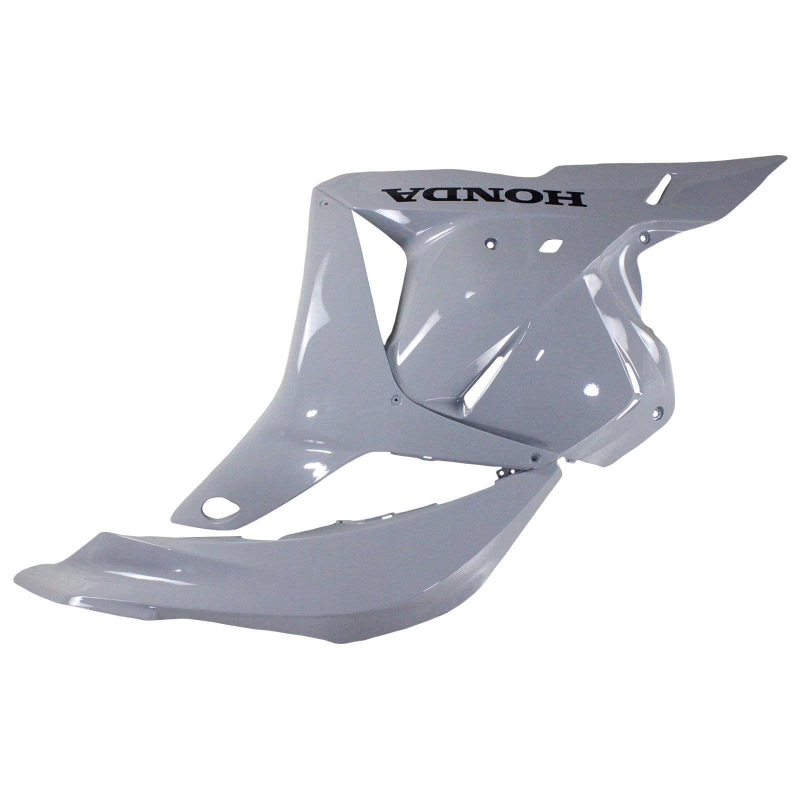 Amotopart Verkleidungssatz für Honda CBR600RR, 2009–2012, Grau glänzend