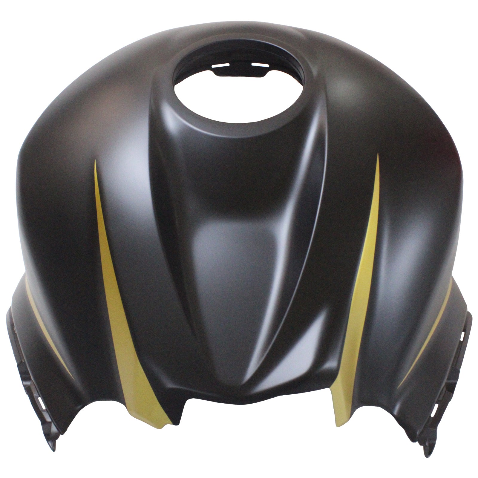 Amotopart 2009–2012 Honda CBR600RR Schwarz-Gold-Verkleidungsset