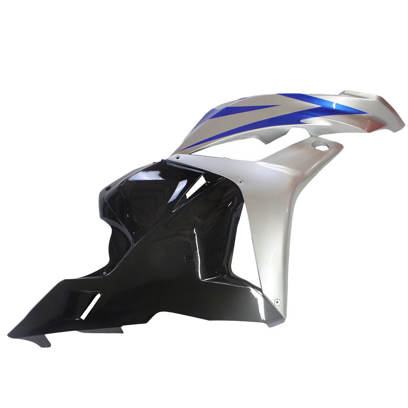 Amotopart 2009–2012 Honda CBR600RR Schwarz Blau Verkleidungsset