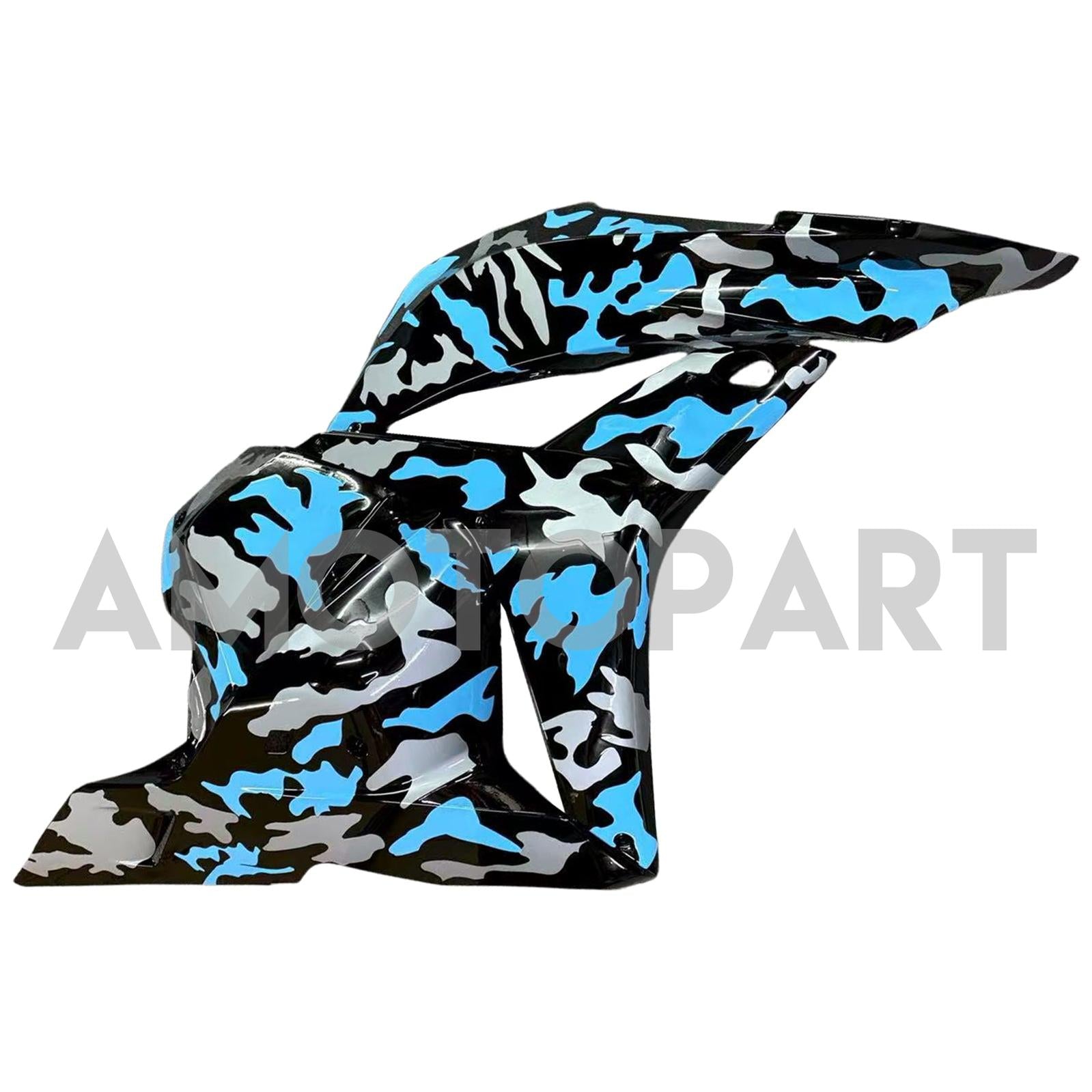 Amotopart 2009-2012 Honda CBR600RR Black Blue Gray Fairing Kit