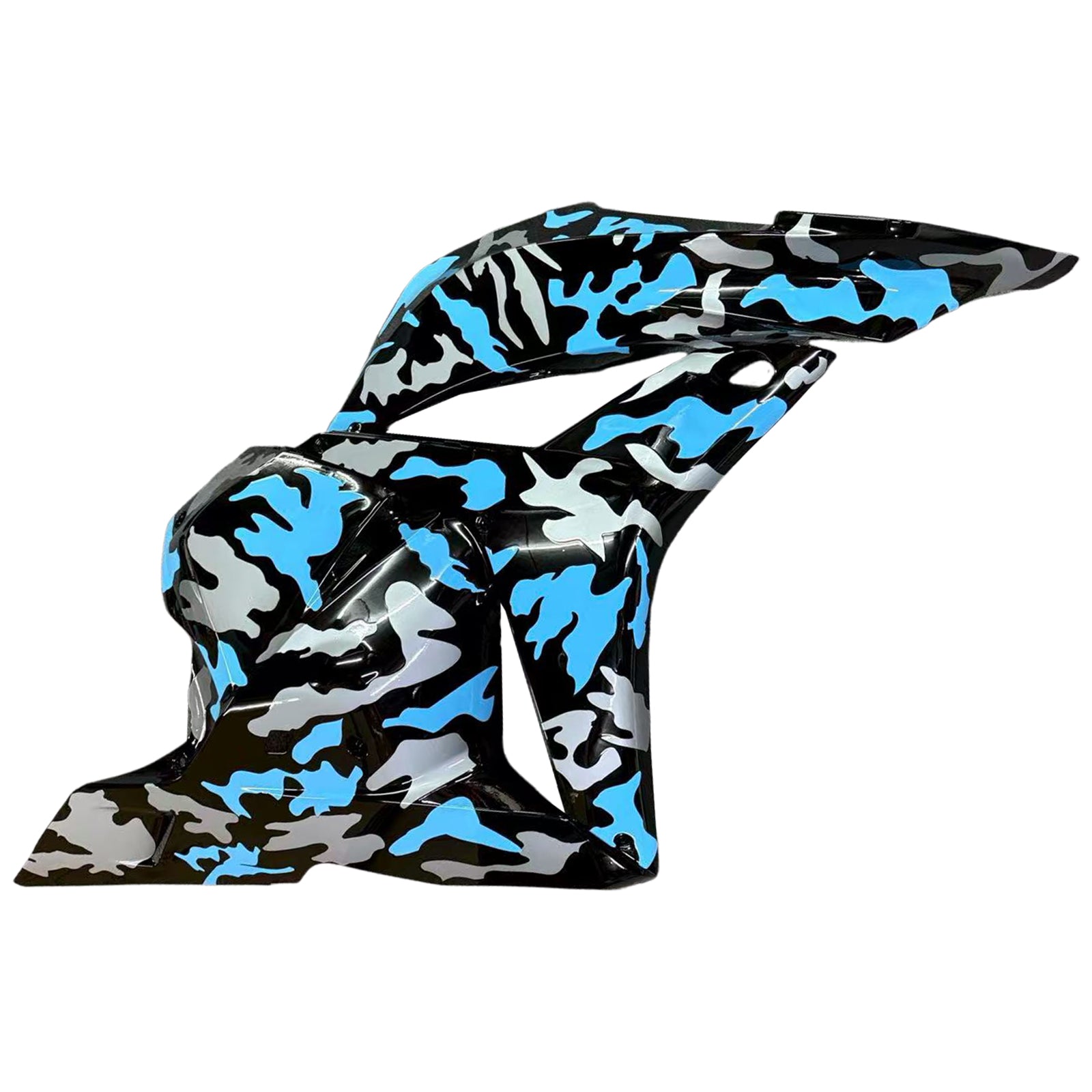 Amotopart 2009-2012 Honda CBR600RR Black Blue Gray Fairing Kit