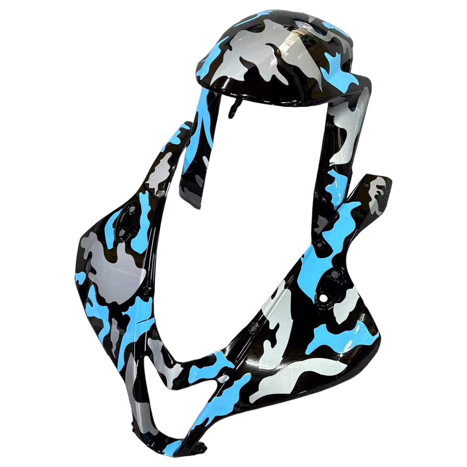 Amotopart 2009-2012 Honda CBR600RR Black Blue Gray Fairing Kit